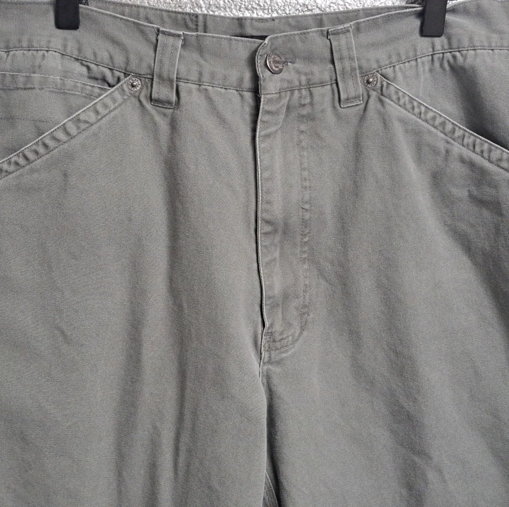 Perry Ellis America Men's Olive Green Jeans    Size 34/30